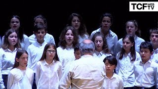 Riapre il Teatro della Gioventù concerto con il coro di voci bianche del Carlo Felice [upl. by Nodle]