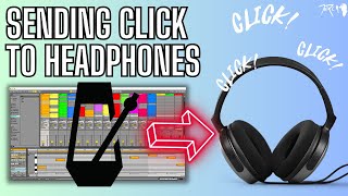 How To Send Click Track and Music From Ableton Live To Headphones In Focusrite Control [upl. by Germano375]