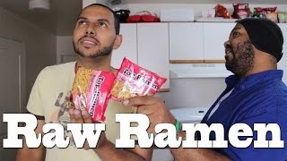 Raw Ramen Noodle Challenge [upl. by Soelch]