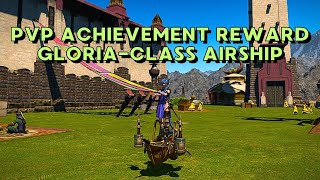 Gloriaclass Airship Mount Showcase  FFXIV PVP Reward [upl. by Hardunn700]