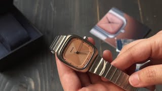 Unboxing  Brew Watch Co Retromatic Copper  Salmon Dial [upl. by Oiramd]