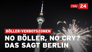 Wegen SilvesterKrawallen Kein Böllern in Teilen Berlins [upl. by Sherburn]