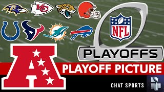 AFC Playoff Picture NFL Clinching Scenarios Wild Card Race And Standings Entering Week 16 Of 2023 [upl. by Thaddus]