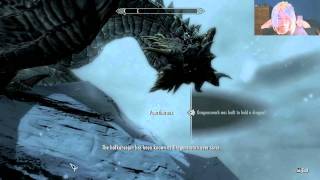 Skyrim  Alduin Battle with Paarthurnax Lets Play Part 41 [upl. by Daus861]