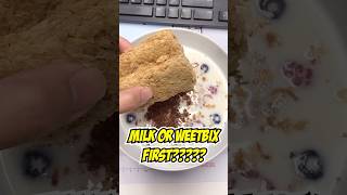 The CORRECT Way To Eat Weetbix australia australian relatable viral [upl. by Ainel]