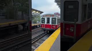 MBTA Red Line leaves Fields Corner [upl. by Annawat]