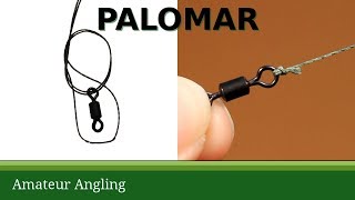 Palomar knot good for braided fishing line [upl. by Enelrak]