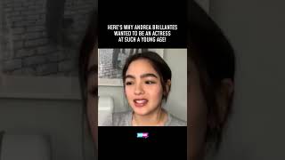 Andrea Brillantes’ road to acting  SineHub Archives [upl. by Acirat450]