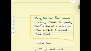 Lecture 6 Symmetries and Noether theorem [upl. by Melvin]