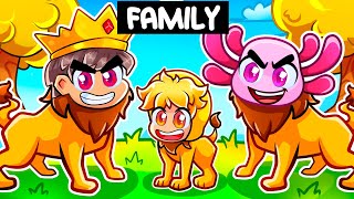 Having a LION FAMILY In Roblox [upl. by Alet]