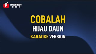 Hijau Daun  Cobalah Karaoke [upl. by Ceporah]