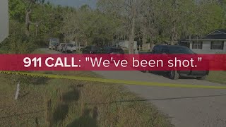 Weve been shot 11yearold calls 911 after deadly triple shooting in Lawtey Florida [upl. by Alrick]