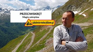 Motocyklem w Alpach Poradnik cz 5 PRZECIWSKRĘT i magia zakrętów [upl. by Rowen]