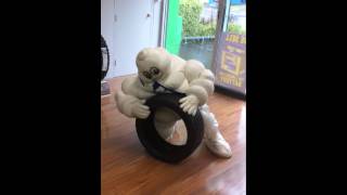 Michelin man dancing shuffling VERY FUNNY MUST WATCH END [upl. by Suinuj]