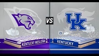 20242025  Kentucky Basketball  Kentucky vs Kentucky Wesleyan exh [upl. by Melisande]