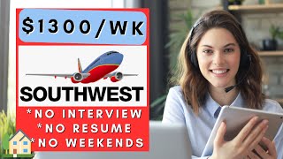 Southwest is Hiring Multiple Remote Jobs No Interview No Resume No Phone Work From Home Jobs 2024 [upl. by Artemisia511]