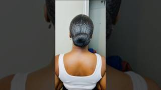 Slick back tutorial hairstyle 4chair howtostylenaturalhair haircare hairtutorial hairstyling [upl. by Mackler]