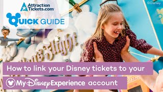 How to link your Disney Tickets to My Disney Experience [upl. by Oppen]