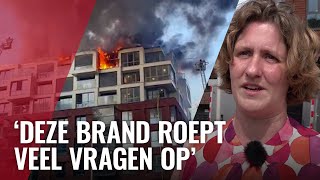 Bewoners vol onbegrip na rapport brand Joan Muyskenweg [upl. by Kaleena797]