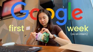 FIRST WEEK IN GOOGLE as an intern  singapore work vlog [upl. by Ainitsirk]