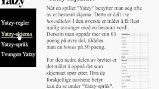 Yatzy Regler [upl. by Anirpas]