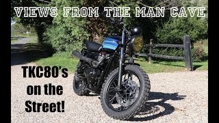 Continental TKC80  What are they really like on the road  Triumph Street Twin [upl. by Tarrsus]