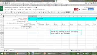 Biodiversity Insect lab Species Evenness calculations [upl. by Ernesta]