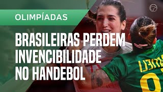 Brasil para na Espanha e perde primeira no handebol feminino nas Olimpíadas [upl. by Benton]