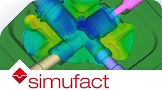 Multidirectional forging of a brass fitting  Simufact [upl. by O'Driscoll]