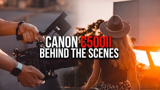 Canon C500 Mark II Model shoot  behind the scenes [upl. by Wolfson]