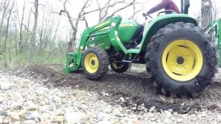 John Deere Tractor 3038e Grapple Series Part 6 [upl. by Kania]