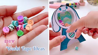 DIY Paper Craft Ideas  washi tape dispenser  Paper wallet  Notebook Ideas  Keychain diy [upl. by Meisel]