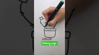 🌵Color with Dhesa 4 shorts art youtube artist colorings [upl. by Znerol287]