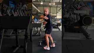 dumbbell shoulder workout 💪🏽 backworkout backtobasics gymexcercise gymworkout fitness [upl. by Dolph]