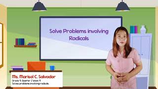 Solving Problems involving Radicals  Simplified Math [upl. by Nibbor]