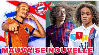 XAVI SIMONS à décidé ou il va joué la saison prochaine Barça PSG ou le Bayern  LAC Milan va enre [upl. by Llerehc]