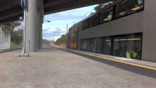 Sydney Trains quotMillenniumquot M28M35 Arriving and Leaving Holsworthy Station to Macarthur [upl. by Obeng]