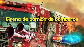 Camión de bomberos  Sonido de bombero [upl. by Nonac]