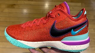 Nike LeBron NXXT Gen Track Red Basketball Shoes [upl. by Manda]