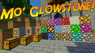 MORE GLOWSTONE  Minecraft Mod Showcase [upl. by Nikos839]