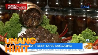 Beef Tapa Bagoong de bote na  Unang Hirit [upl. by Hamirak]