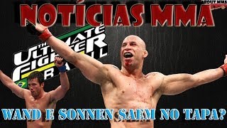 TUF Brasil 3 wanderlei Silva sai na porrada com Chael sonnen comentário e vídeo [upl. by Bocock]