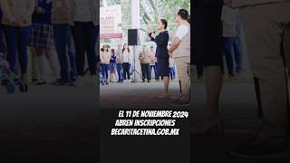 La educación es un derecho no un privilegio 🏫🧑🏾‍🏫 claudiasheinbaum becas2024 amlovers amlo [upl. by Acsirp289]