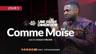 Comme Moïse  Dr Athom’s Mbuma Phila  Cité d’Exaucement [upl. by Ennylhsa]