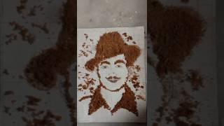 Try something new😊✨Bhagat singh with sand✨ytshorts shorts Vaibhav46 Art🎨 [upl. by Ziza]