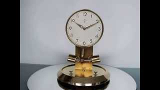 ATO JUNGHANS Germany Antique Mantel Shelf clock 1930s Electromagnetic Movement RARE Battery [upl. by Lenrad]