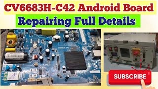 Haier 42 inch led tv no power solution  CV6683HC42 Android Board Repair Full Details 🔥 [upl. by Acissej]