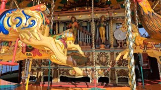 87 key Gavioli fairground organ amp Gallopers  Bedford 2024 [upl. by Kynthia]