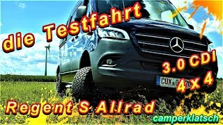 🔥 La Strada Regent S 4x4 💥der neue Mercedes Sprinter Allrad 4x4 Kastenwagen Wohnmobil 🔥 Test [upl. by Georgy]