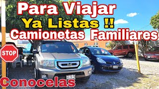 PARA VIAJAR YA LISTA Camionetas Familiares tianguis de autos usados el planetario zona autos [upl. by Nigrom]